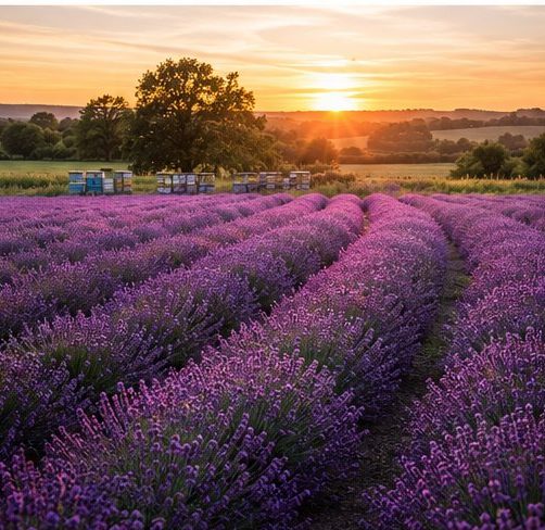 Nene Valley lavender field